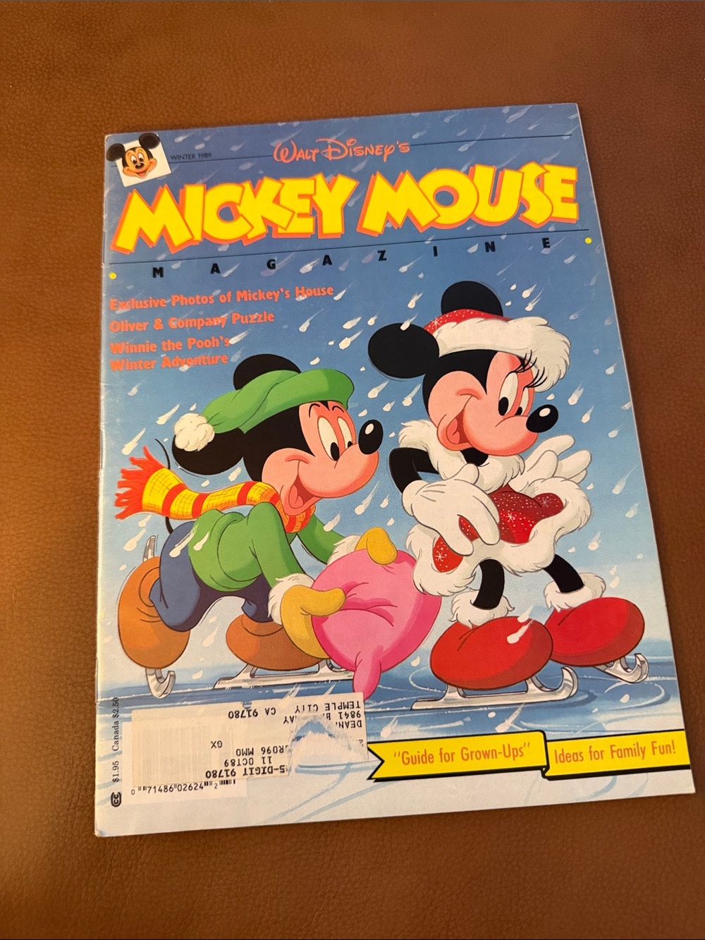 Walt Disneys Mickey Mouse Magazine Winter 1989